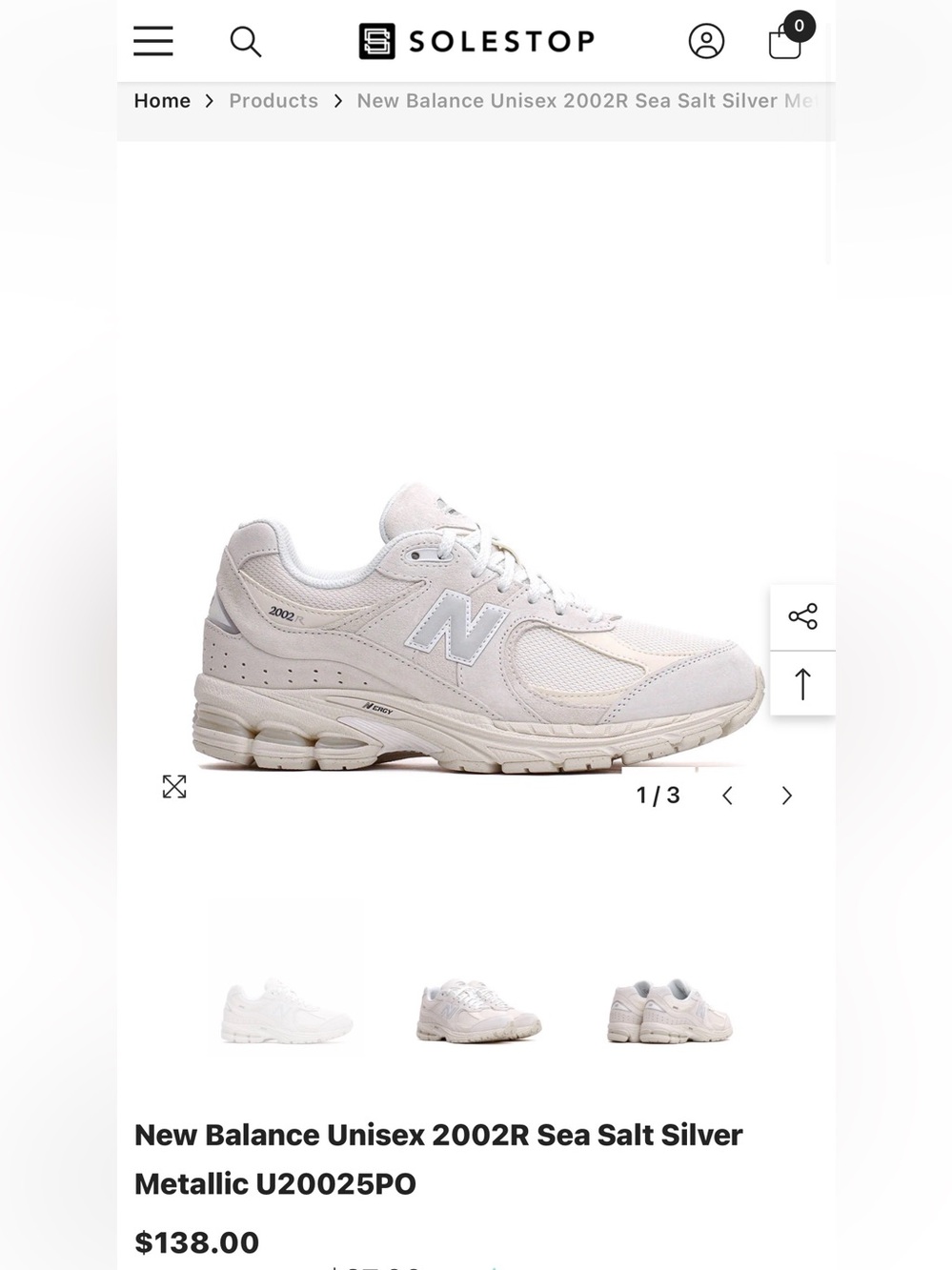 New Balance 2002R Unisex - Men’s US Size 11.5 / Women’s 13